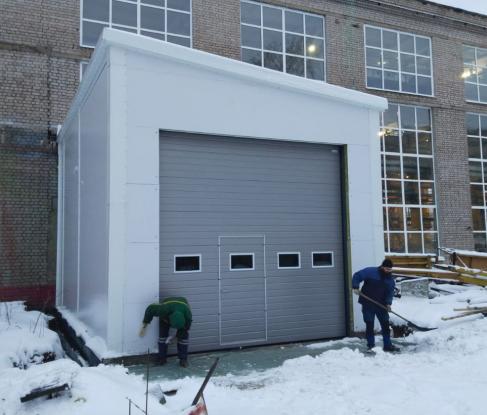 Проектирование и строительство теплового тамбура (шлюз)