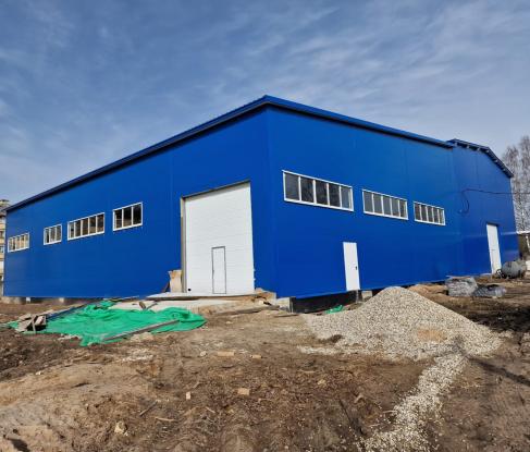 Закончили строительства второй очереди здания